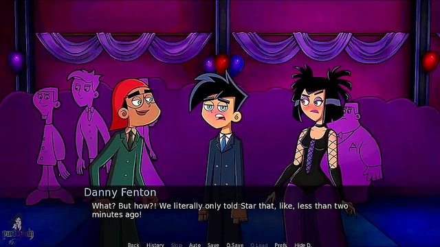 Blonde Cheerleader Sam Gets naughty at Danny Phantom's Anime Prom Night
