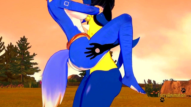 Krystal & Lucario's Steamy 3D Hentai Adventure – Busty Boobjobs & Creampie Orgasm Fest