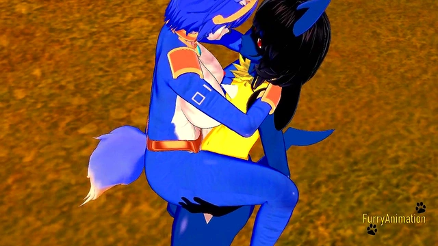 Krystal & Lucario's Steamy 3D Hentai Adventure – Busty Boobjobs & Creampie Orgasm Fest
