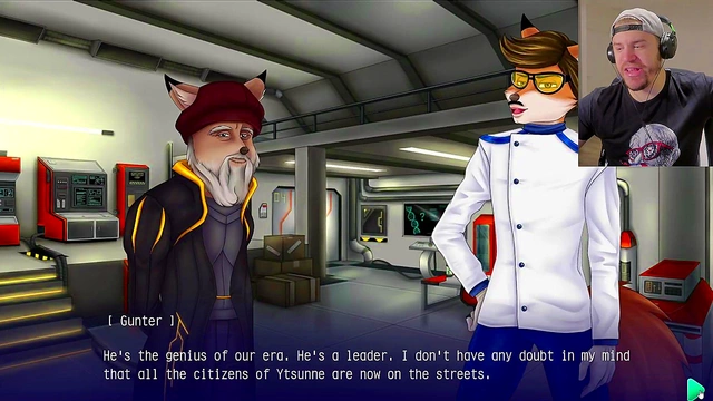 Furry Space Paws Boobs Get Squeezed As AnimeFox Gets Fucked Hard