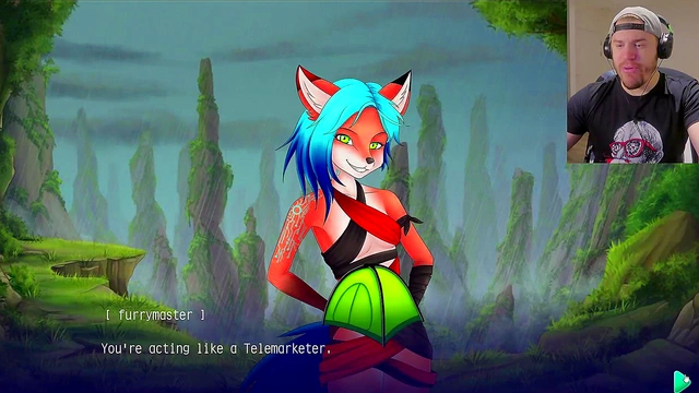 Furry Space Paws Boobs Get Squeezed As AnimeFox Gets Fucked Hard