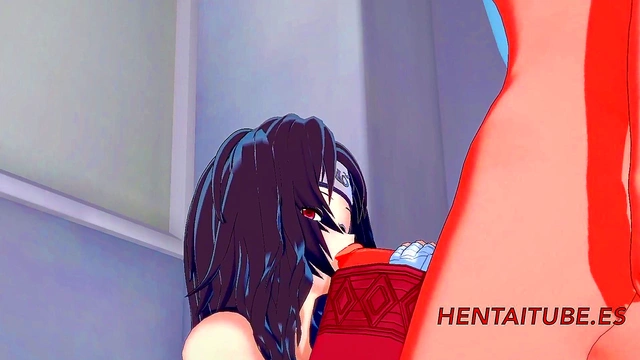 Kurenai Gives Naruto Intense 3D Hentai Blowjob & Handjob Ending In FaceCum