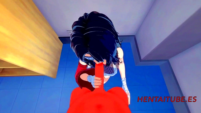 Kurenai Gives Naruto Intense 3D Hentai Blowjob & Handjob Ending In FaceCum