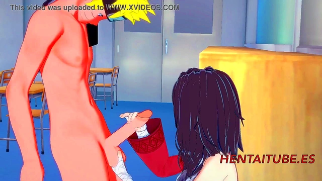 Kurenai Gives Naruto Intense 3D Hentai Blowjob & Handjob Ending In FaceCum