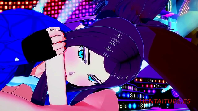 KDA Akali Cosplay Blowjob & Boobjob Ends in Multiple Cums in Her Mouth & Pussy