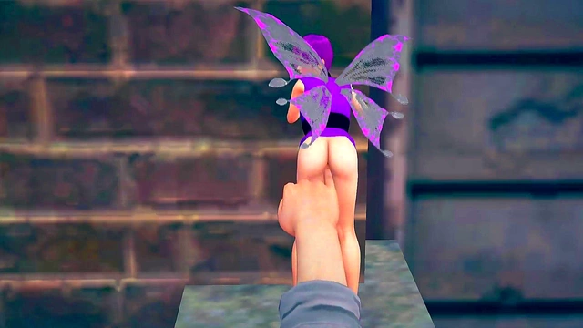 Tiny Fairy Gets Her Pussy Fingers By Giant Monster In 3D Hentai Cartoon