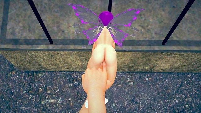 Tiny Fairy Gets Her Pussy Fingers By Giant Monster In 3D Hentai Cartoon