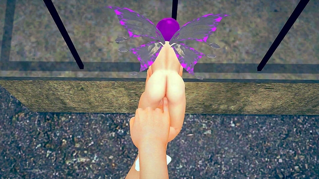 Tiny Fairy Gets Her Pussy Fingers By Giant Monster In 3D Hentai Cartoon