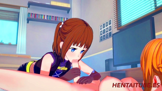 Asuna & Ronye’s Futanari Fun – Sword Art Online Hentai Cocksucking, Boobjobs & Multiple Cums