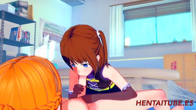 Asuna & Ronye’s Futanari Fun – Sword Art Online Hentai Cocksucking, Boobjobs & Multiple Cums