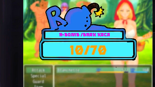 Red Riding Hood Seduced by Plant Monsters for Double Penetration Cum Shower