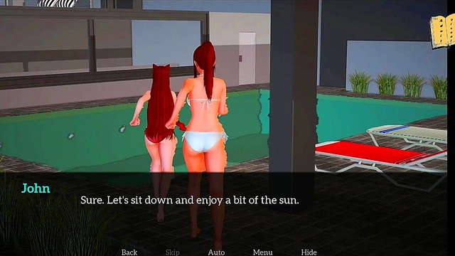 Blonde Teen's Erotic Adventure With Her New 3D Anime Family