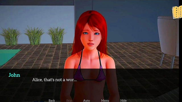 Blonde Teen's Erotic Adventure With Her New 3D Anime Family