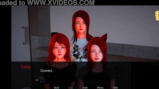 Blonde Teen's Erotic Adventure With Her New 3D Anime Family