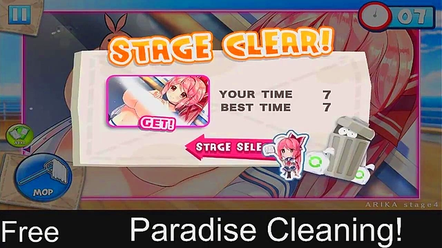 Horny Maid Cleans Up With Steamy Sex In Paradise Clean Anime Game