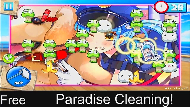 Horny Maid Cleans Up With Steamy Sex In Paradise Clean Anime Game