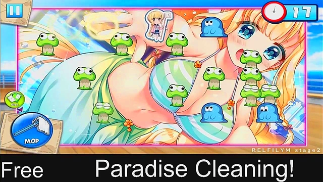 Horny Maid Cleans Up With Steamy Sex In Paradise Clean Anime Game