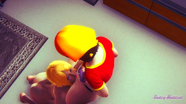 Pan from Dragon Ball Z Gets Fucked After Hot Cunnilingus & Blowjob Session