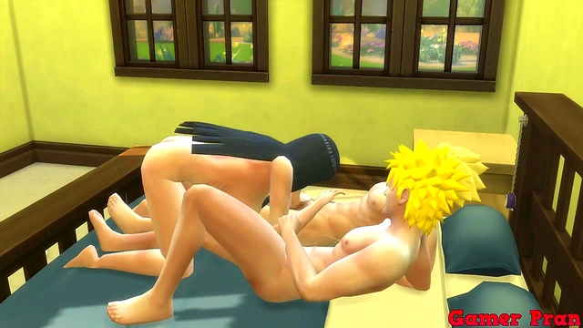 Naruto Catches Hinata Masturbating, Joins for Hardcore Anal Fun