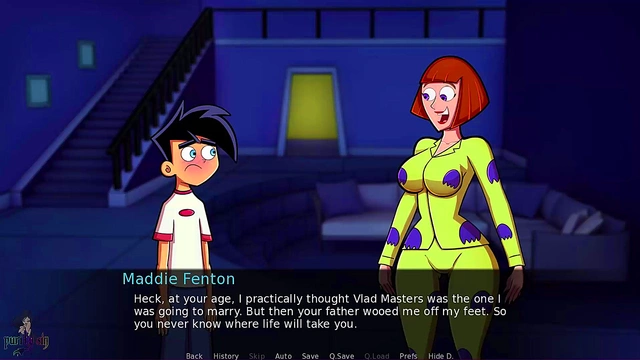 Redhead Mom Maddie Rides Danny Hard In Amity Park For Rough Anime Orgasm