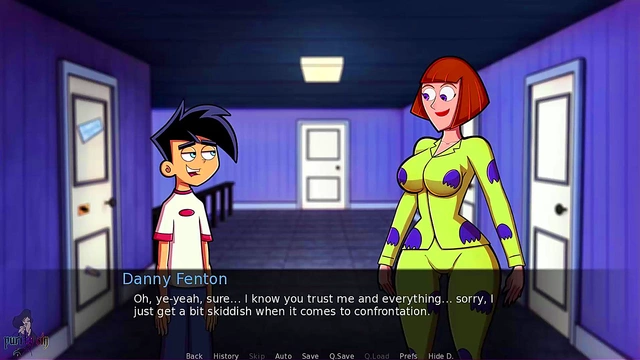 Redhead Mom Maddie Rides Danny Hard In Amity Park For Rough Anime Orgasm