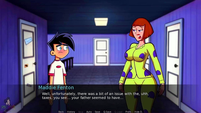 Redhead Mom Maddie Rides Danny Hard In Amity Park For Rough Anime Orgasm