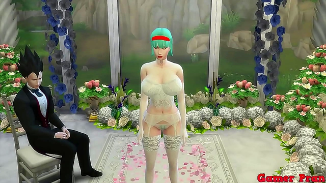 Beautiful Bride Bulma Cheats With Older Man While Cuckolded Husband WatchesErotic Wedding Photoshoot Turns Into Steamy Hentai Adventure