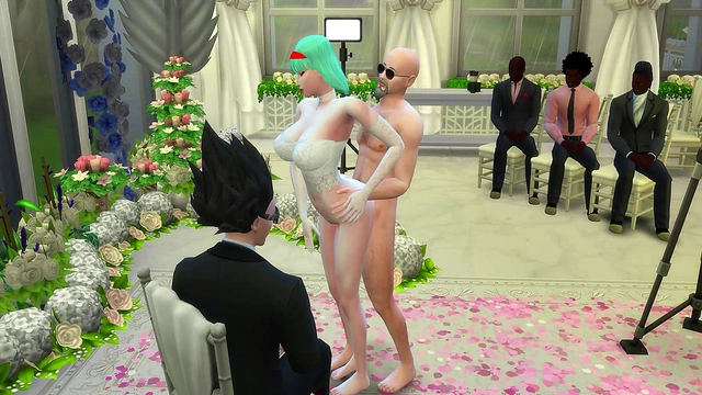 Beautiful Bride Bulma Cheats With Older Man While Cuckolded Husband WatchesErotic Wedding Photoshoot Turns Into Steamy Hentai Adventure