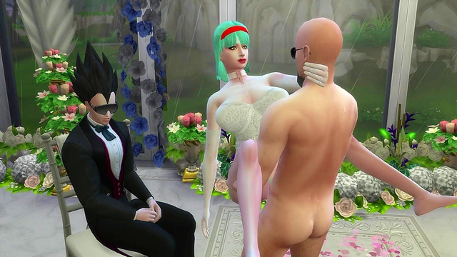 Beautiful Bride Bulma Cheats With Older Man While Cuckolded Husband WatchesErotic Wedding Photoshoot Turns Into Steamy Hentai Adventure