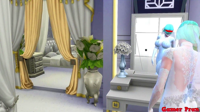 Beautiful Bride Bulma Cheats With Older Man While Cuckolded Husband WatchesErotic Wedding Photoshoot Turns Into Steamy Hentai Adventure