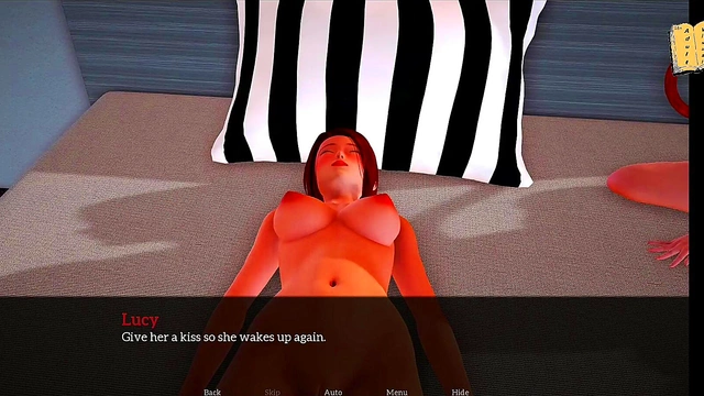 Redhead Teen’s Shaved Pussy Licked By Big-Titted Step-Sibling In My New Family Hentai