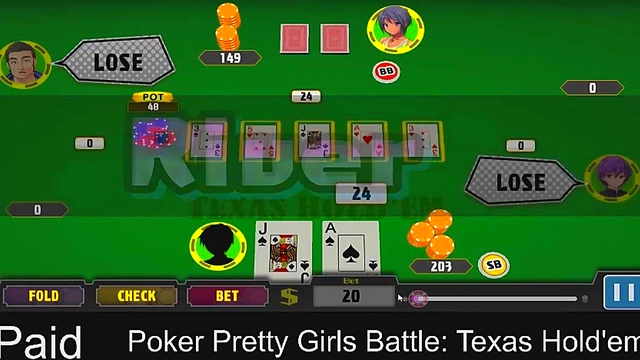 Sexy Anime Girls Play High-Stakes Poker for Erotic Rewards