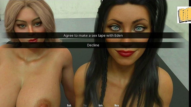 Threesome Fun With Two Sexy Big-Titted Cougar Beauties