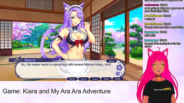 Lewd VTuber Neko Seduces With Lingerie Footjob & Big Boob Fun