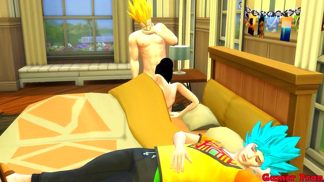 Vegeta Fucks Chichi While Her Husband Watches in Dragon Ball Hentai Cuckold Scene