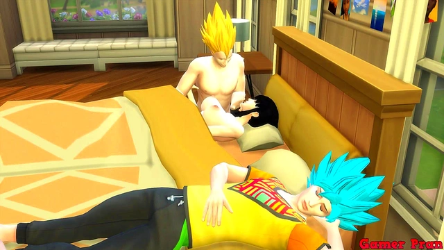Vegeta Fucks Chichi While Her Husband Watches in Dragon Ball Hentai Cuckold Scene