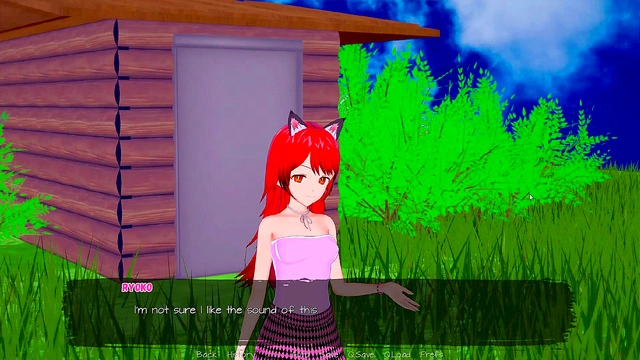 Big-Busted Cartoon Girl Gives Blowjob & Handjob For Juicy Finish