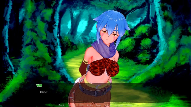 Big-Busted Cartoon Girl Gives Blowjob & Handjob For Juicy Finish