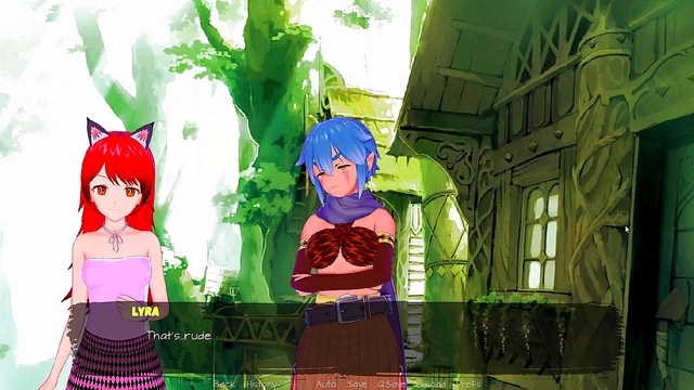 Big-Busted Cartoon Girl Gives Blowjob & Handjob For Juicy Finish