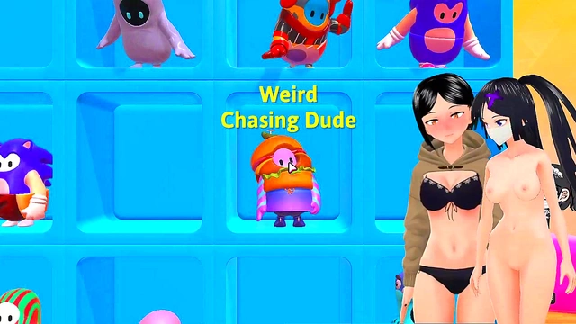 VTuber Miyu & Liz Play Fall Guys For Naughty Hentai Fun