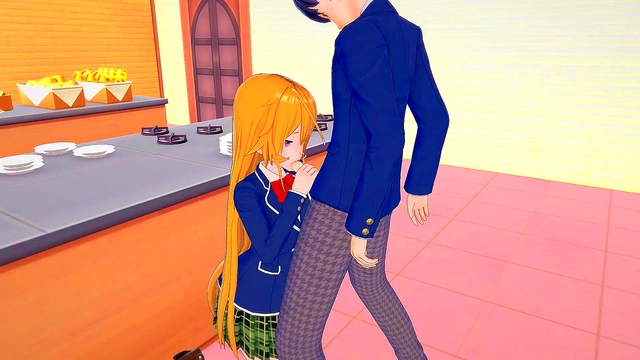 Erina Nakiri Seduces New Prodigy in 3D Hentai Food Wars Scene