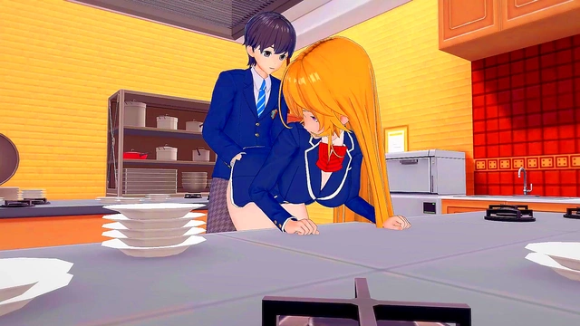 Erina Nakiri Seduces New Prodigy in 3D Hentai Food Wars Scene