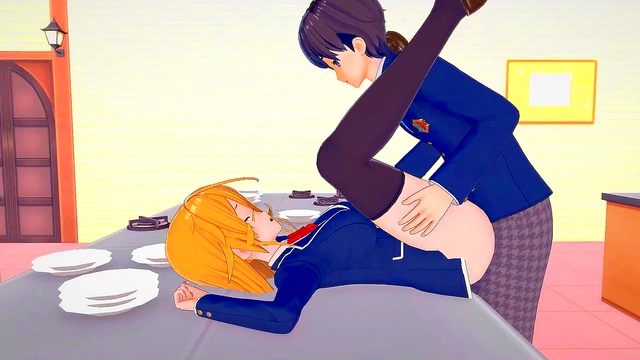 Erina Nakiri Seduces New Prodigy in 3D Hentai Food Wars Scene