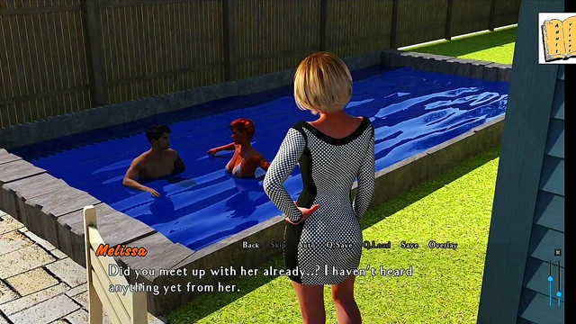 Sexy MILF Throws Teen Into Pool for Naughty Fun & Passionate Encounters