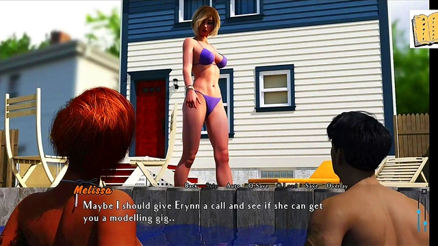 Sexy MILF Throws Teen Into Pool for Naughty Fun & Passionate Encounters