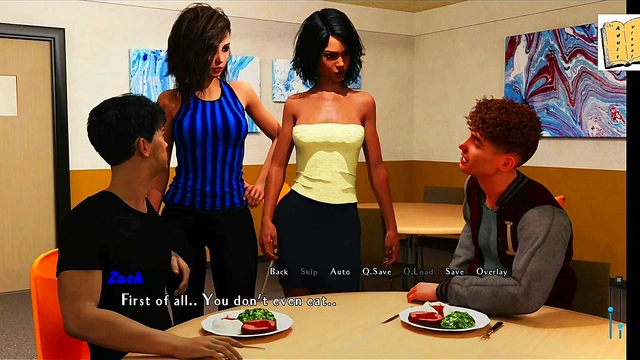 Sexy MILF Throws Teen Into Pool for Naughty Fun & Passionate Encounters