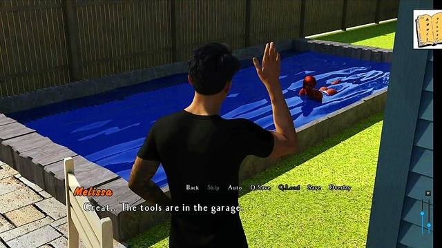 Sexy MILF Throws Teen Into Pool for Naughty Fun & Passionate Encounters