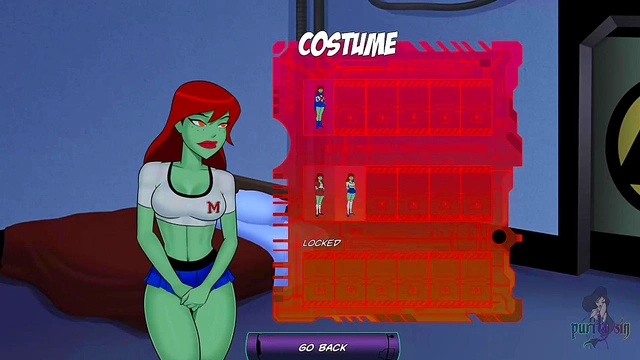 Raven Trains With Aliens & Superheroes for Intense Hentai Action