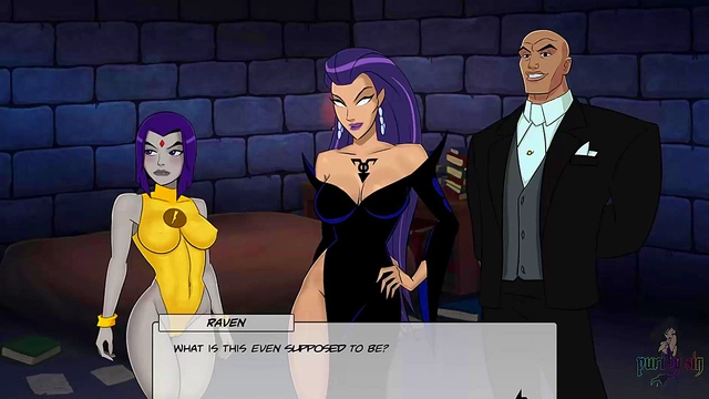 Raven Trains With Aliens & Superheroes for Intense Hentai Action