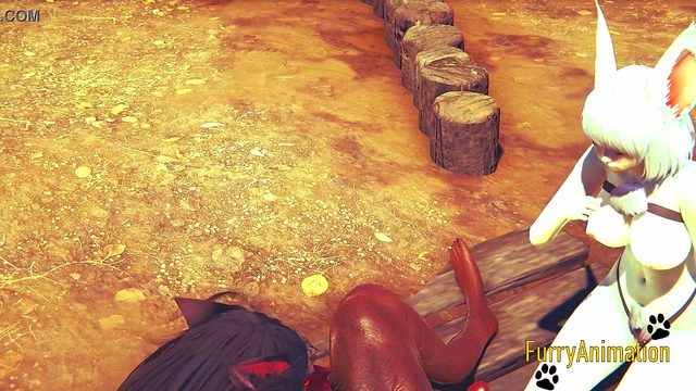 Beast & Bunny Furry Hentai Have Wild Sex On Mountain For Juicy Creampie